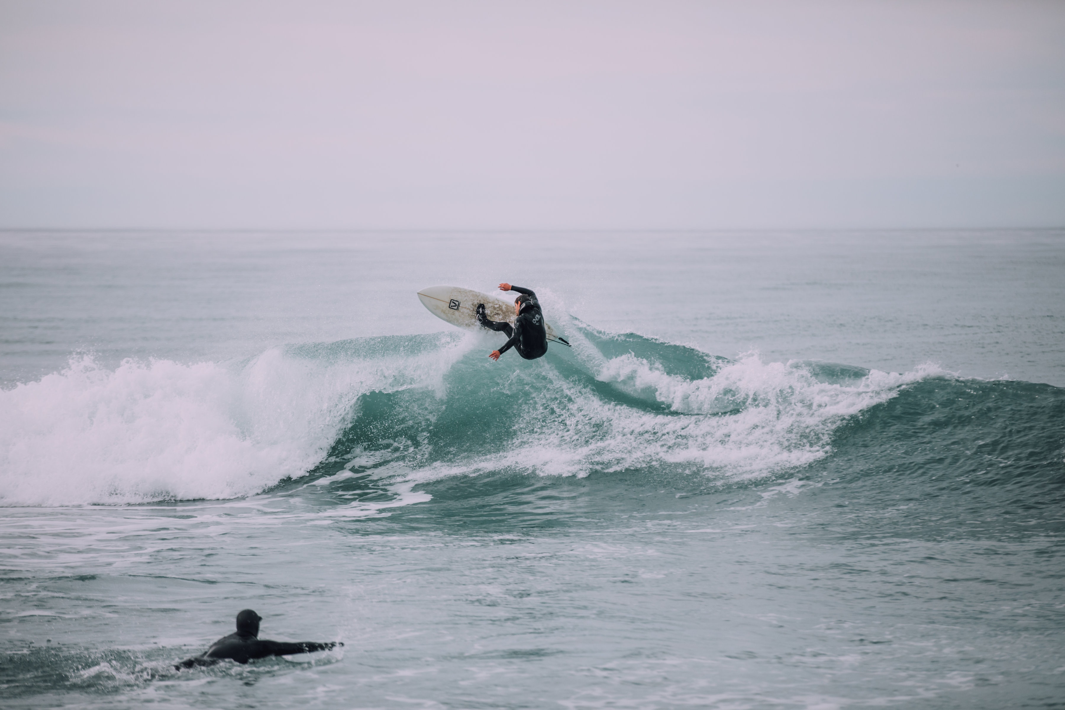 Man Surfing wave